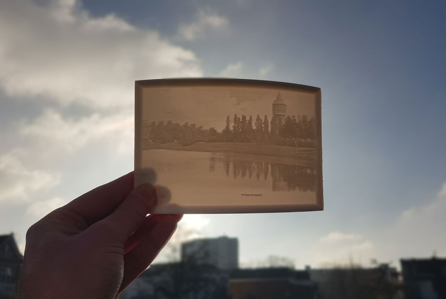 125 jaar Wilhelminapark, geactiveerd door licht