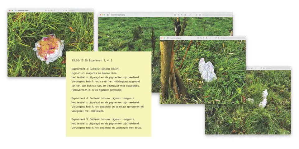Spread uit het observatie-document van Marloes Vreeswijk. Foto: Witte Rook